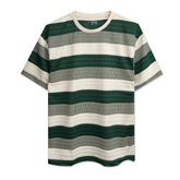 Casual Striped Crew Neck T-Shirt