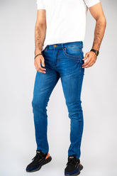 Blue Stretch Jeans - The Axis Clothing