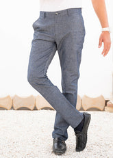 Cotton Grey Chino Pant - The Axis Clothing