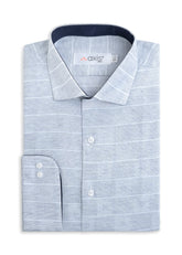 Azure Stripes Men's Shirt