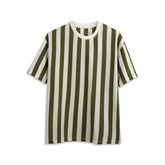 Striped Green & White T-Shirt