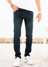 Dark Green Original Denim Power Stretch Jeans - The Axis Clothing