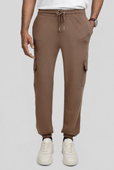 Brown Terry Pocket Trousers