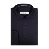 Imported Thai Fabric Black Color Plain Shirt - The Axis Clothing