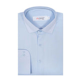 Imported Thai Fabric Sky Blue Color Plain Shirt - The Axis Clothing