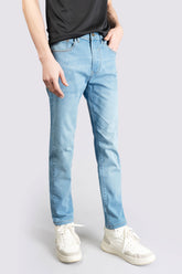 Power Stretch Ice Blue Jeans - The Axis Clothing