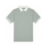 Mint Green Button Polo T-Shirt