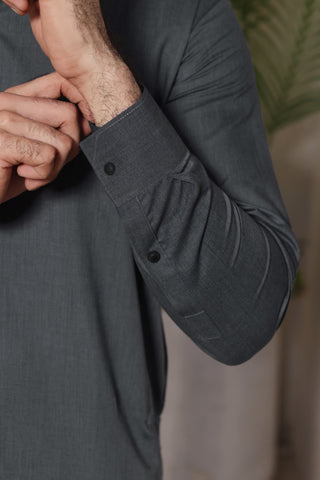 Classic Grey Shalwar Kameez