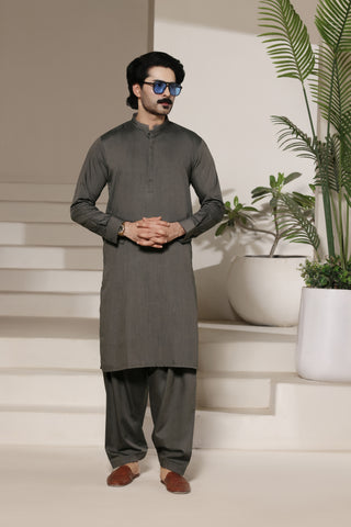 Slate Grey Kurta Shalwar