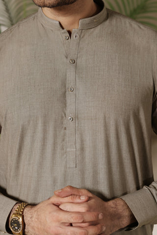 Stone Beige Shalwar Kameez