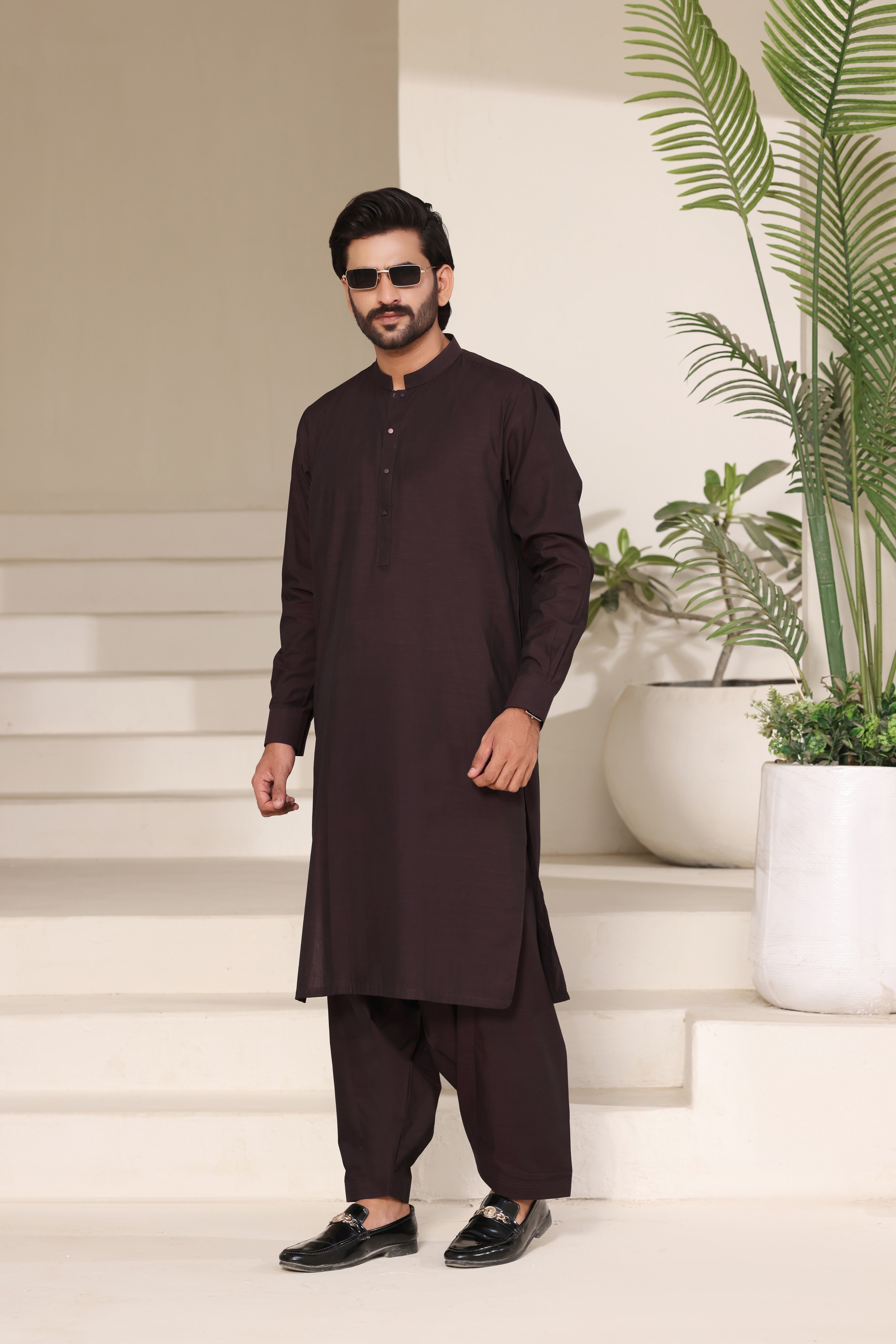 Royal Maroon Kurta Shalwar