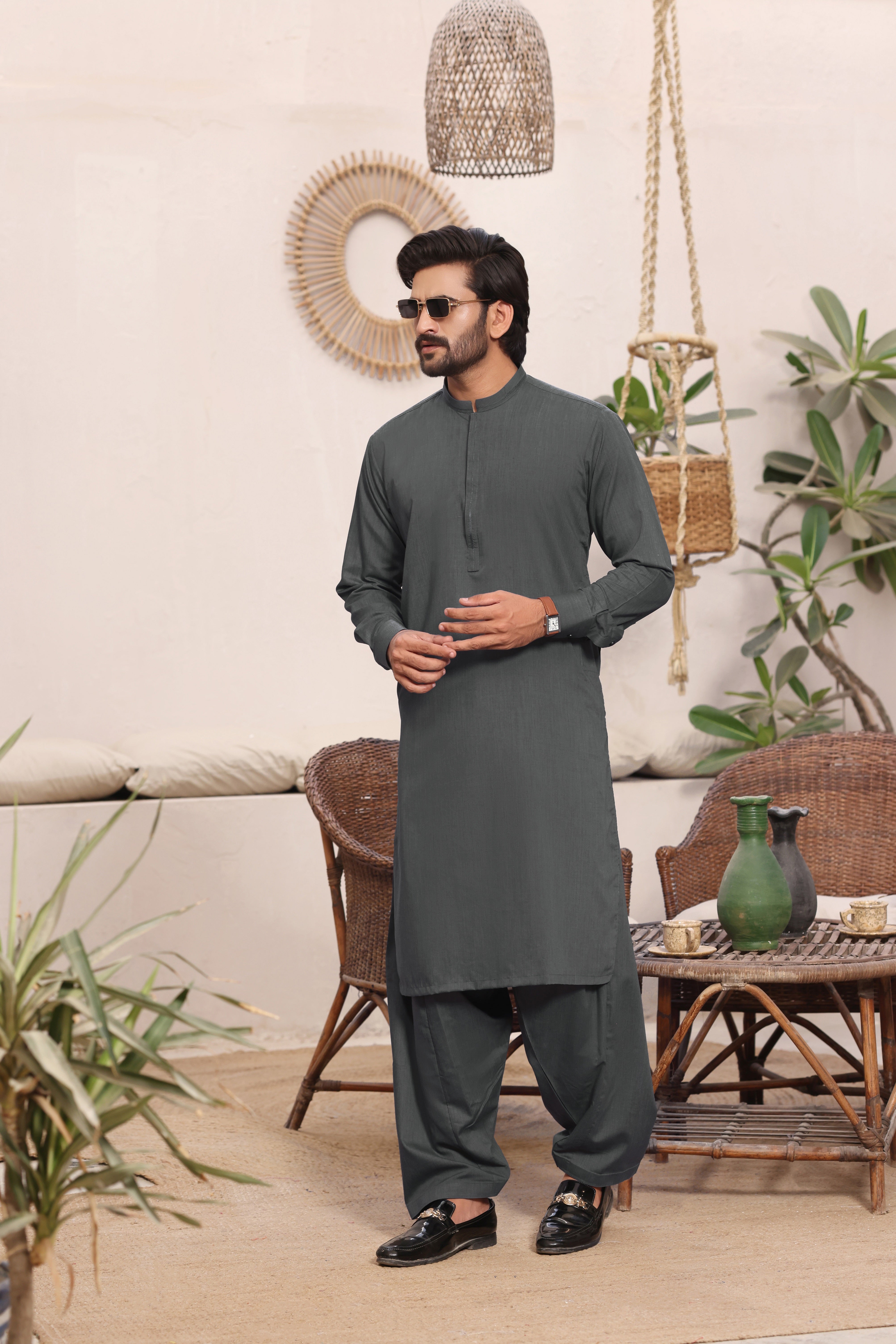 Charcoal Grace Shalwar Kameez