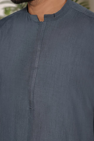 Steel Grey Classic Shalwar Kameez