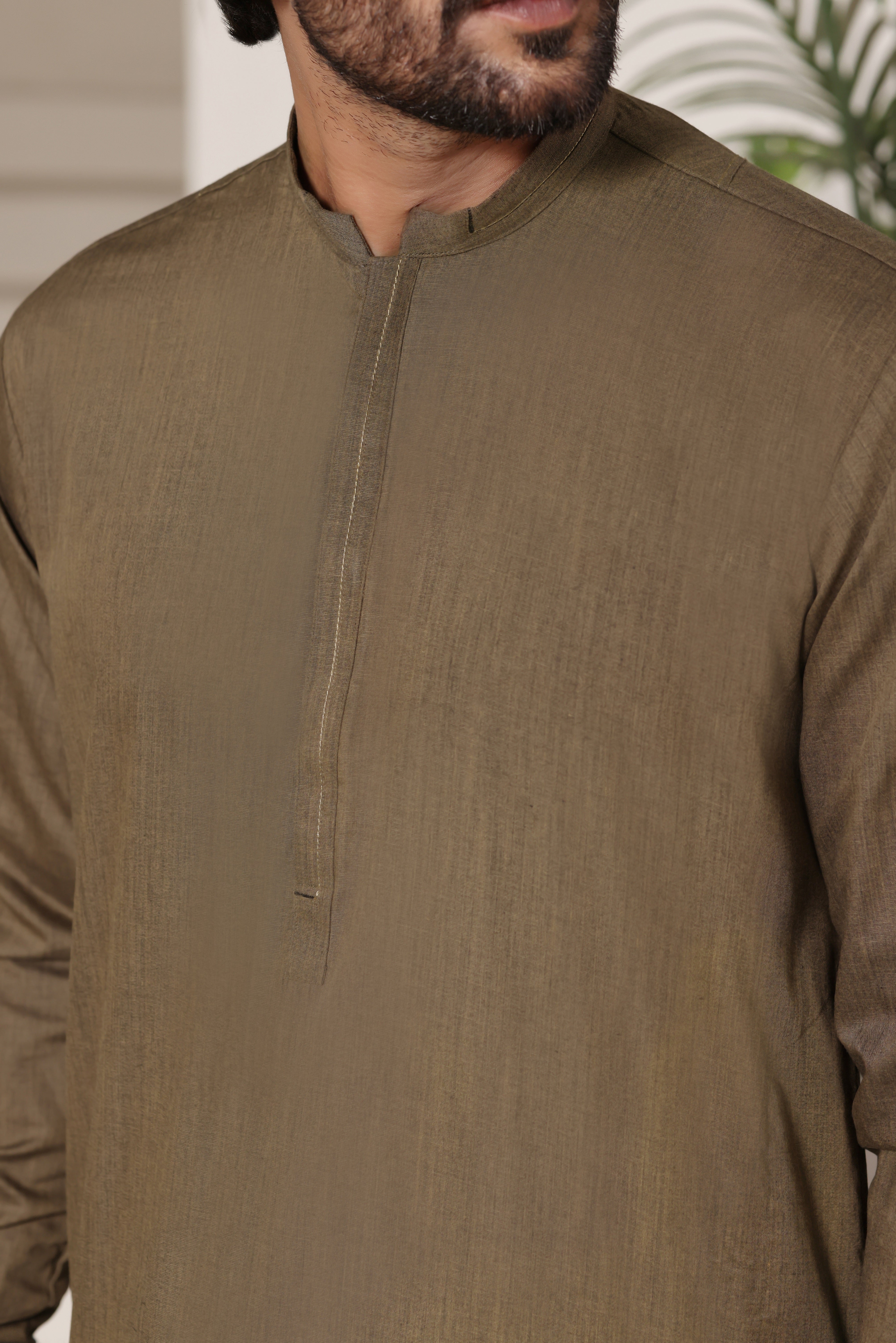 Urban Khaki Kurta Shalwar