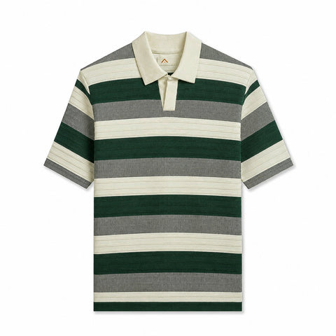 Elegant Striped Polo