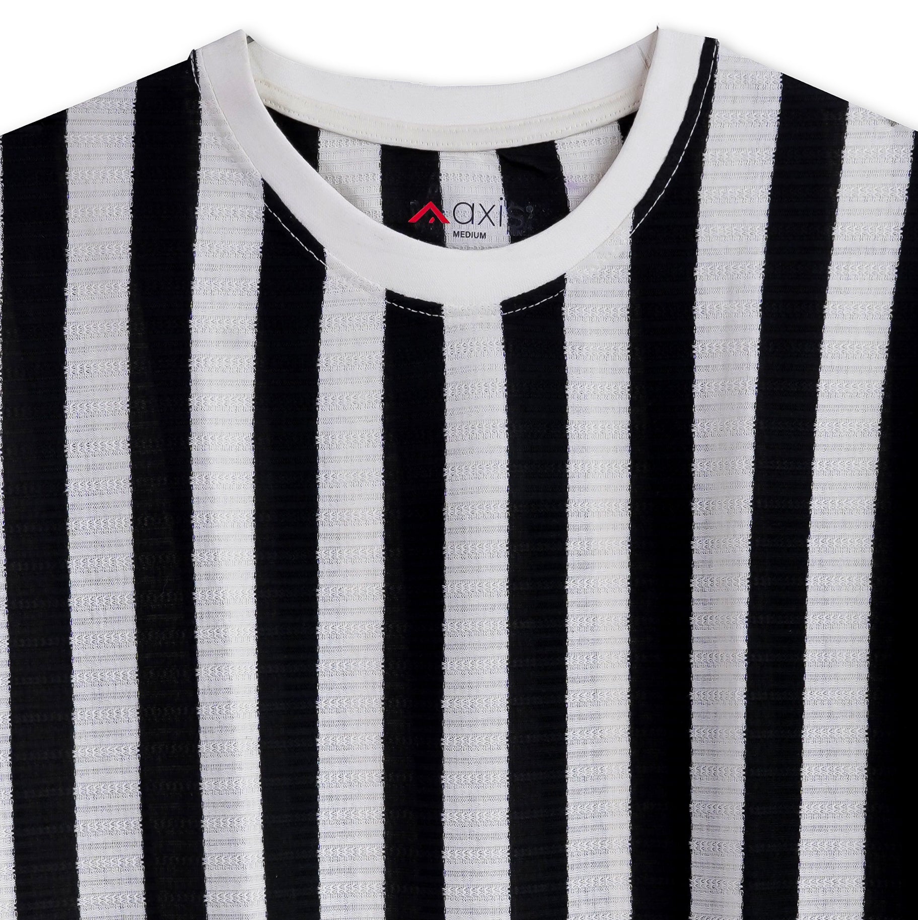 Bold Stripe Crew Neck T-Shirt
