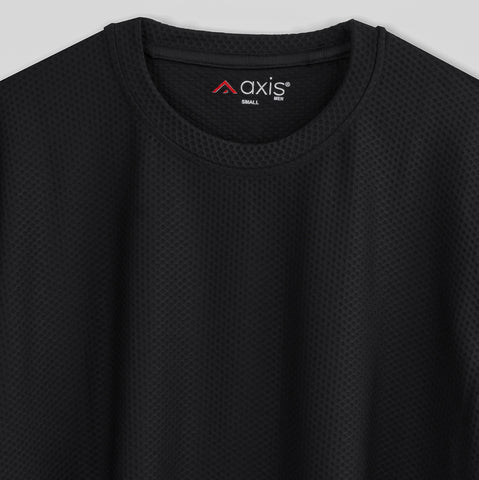 Black Activewear T-Shirt