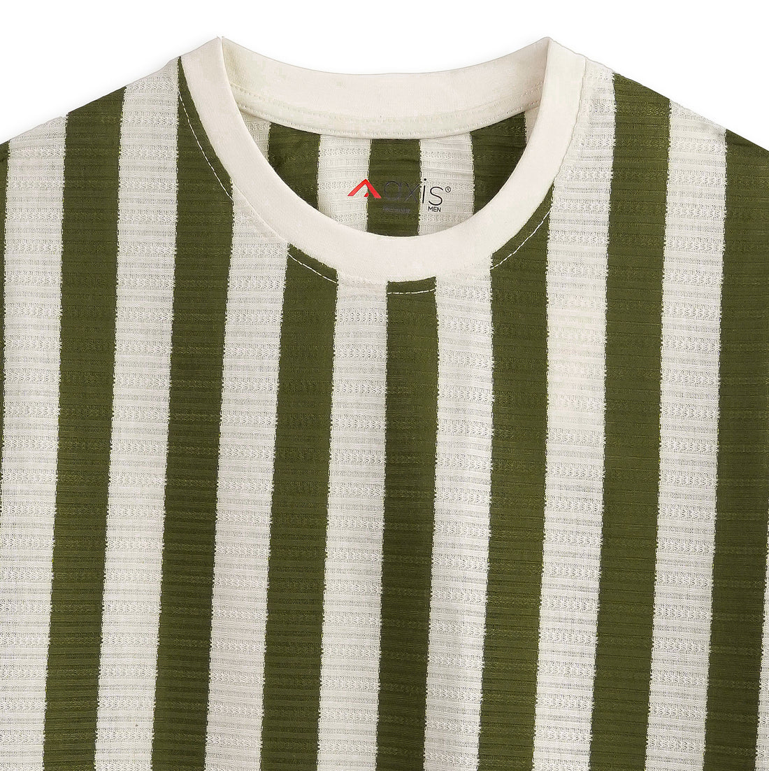 Striped Green & White T-Shirt
