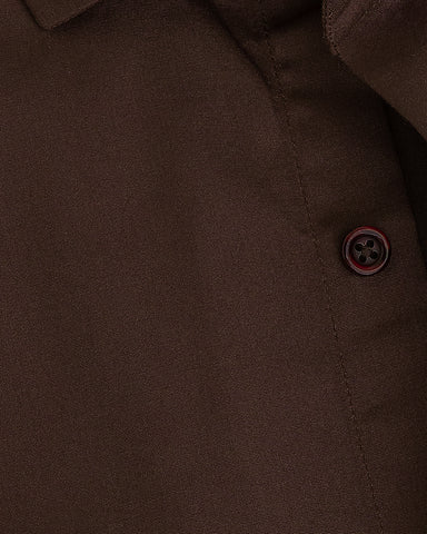 Classic Brown Formal Shirt