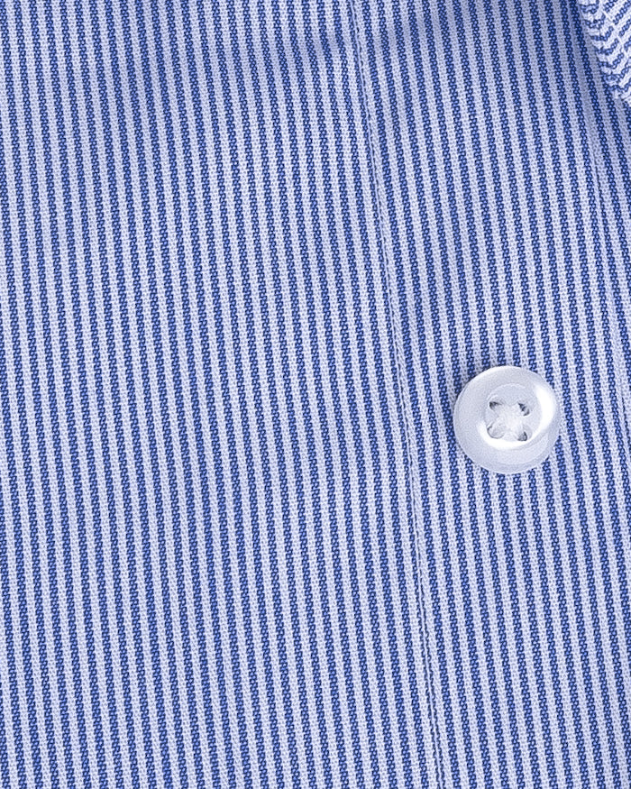 Executive Blue Striped Shirt