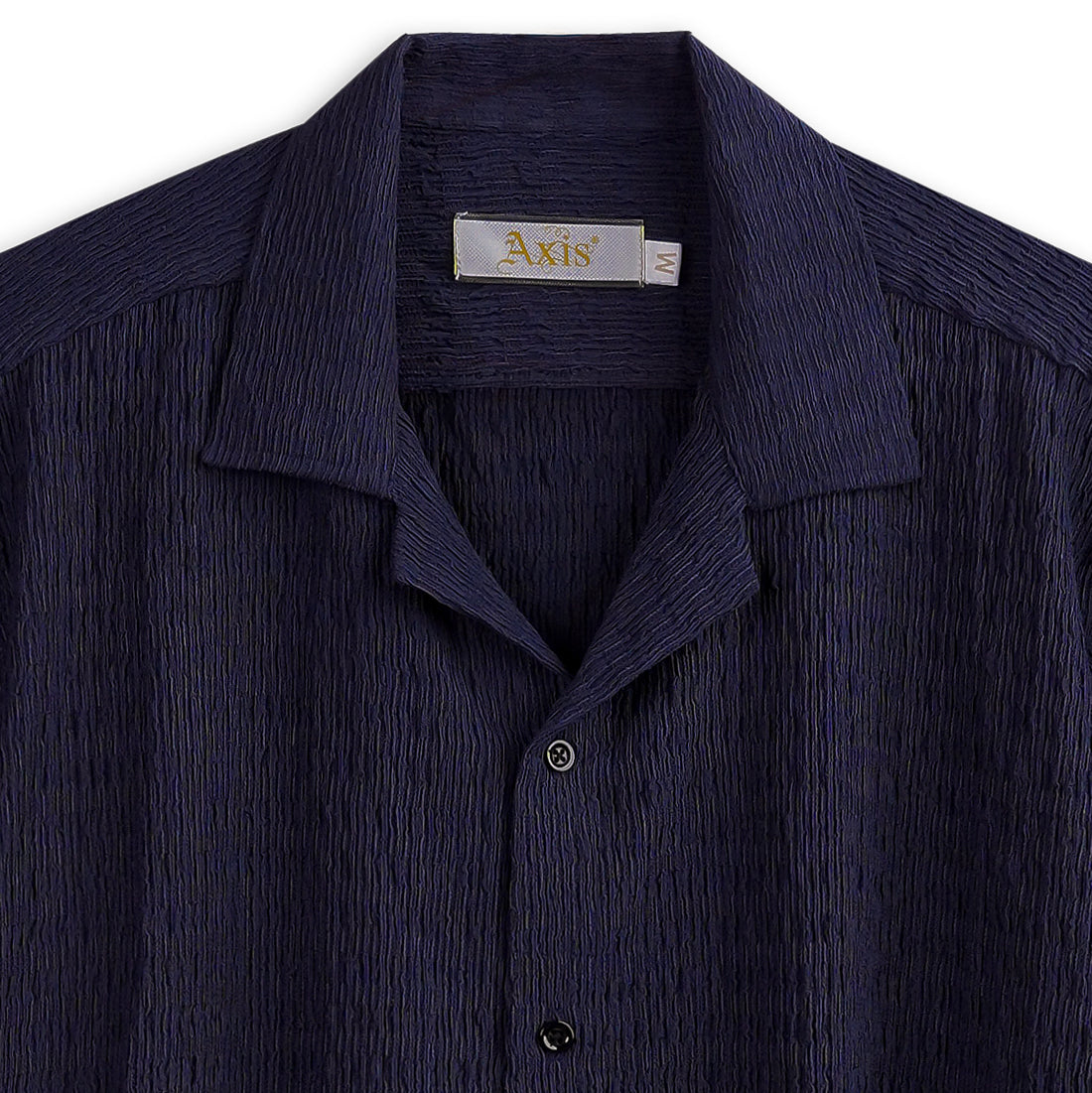 Textured Cuban Collar Shirt