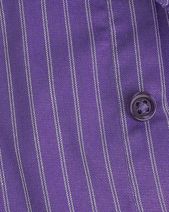 Premium Purple Striped Formal Shirt