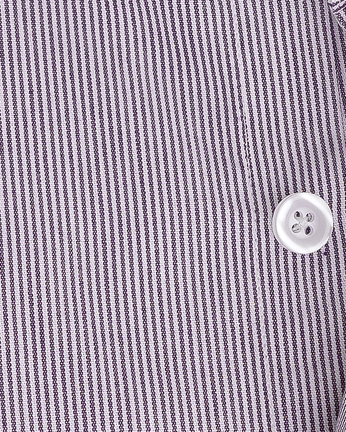 Maroon Micro Stripe Formal Shirt