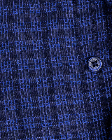 Royal Navy Check Formal Shirt