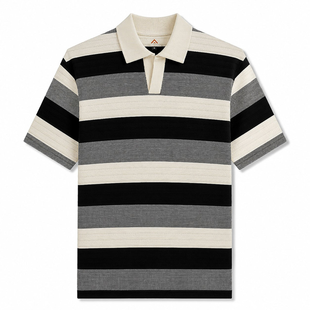 Modern Striped Polo