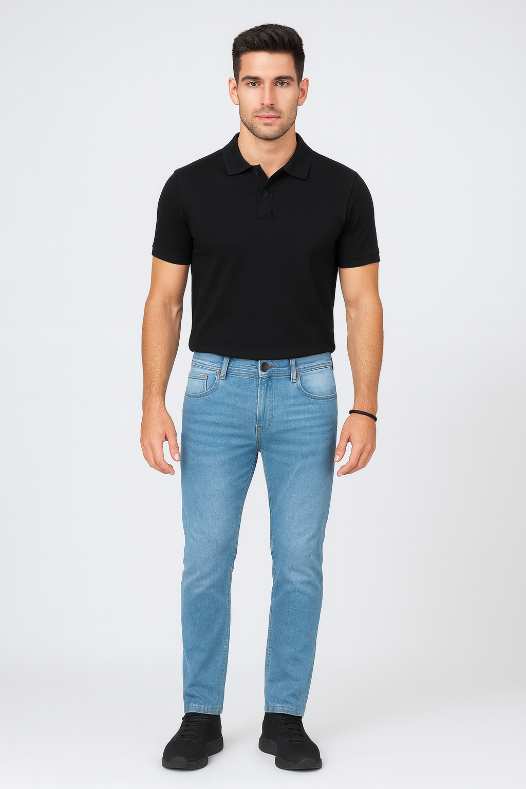 Azure Blue Denim Jeans