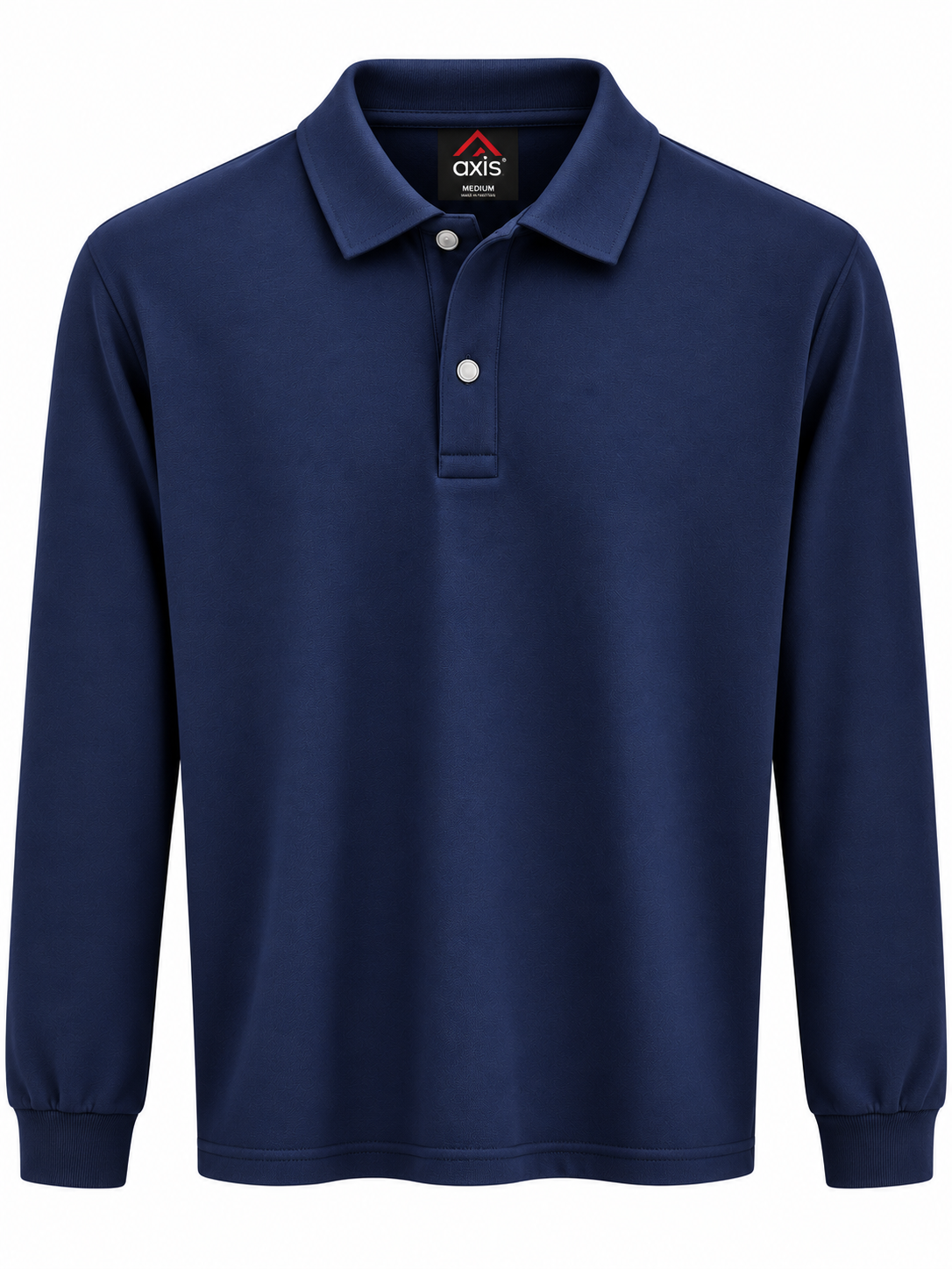 Blue Long Sleeve Polo
