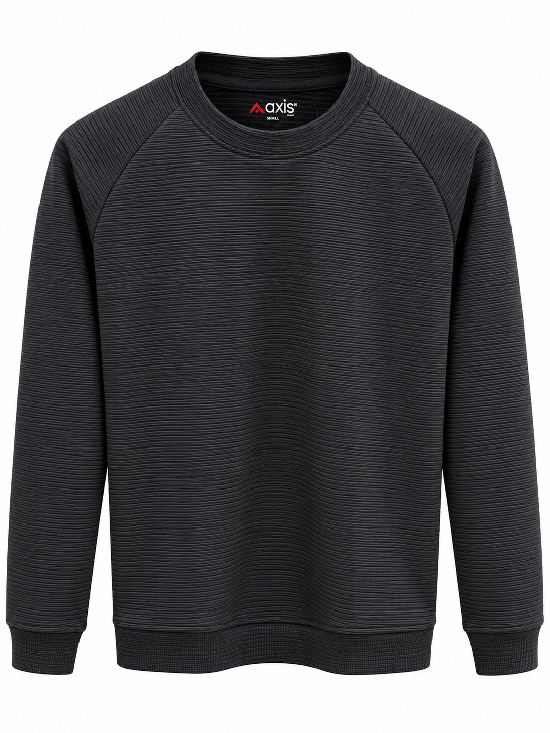 Black Textured Sweatshirt