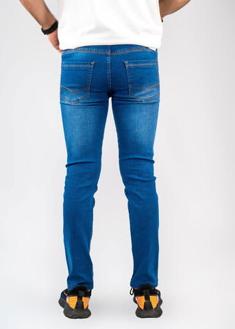 Blue Stretch Jeans - The Axis Clothing