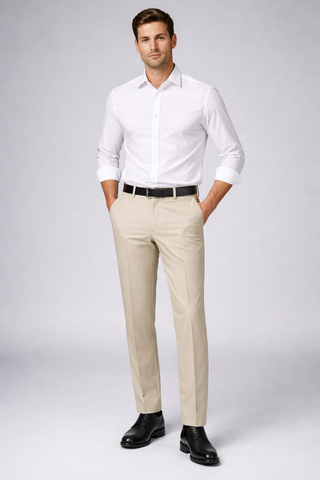 light beige Active Waist Pants