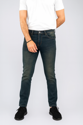 Green Stretch Jeans