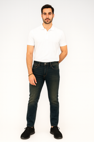 Green Stretch Jeans