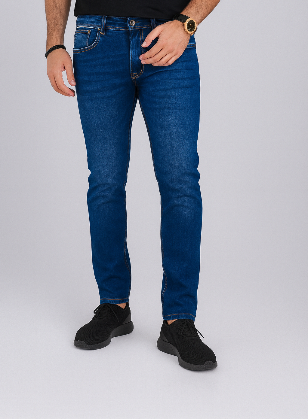 Mid Blue Jeans