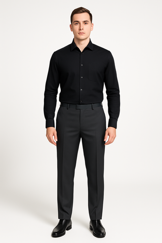 Charcoal Grey Active Waist Pants