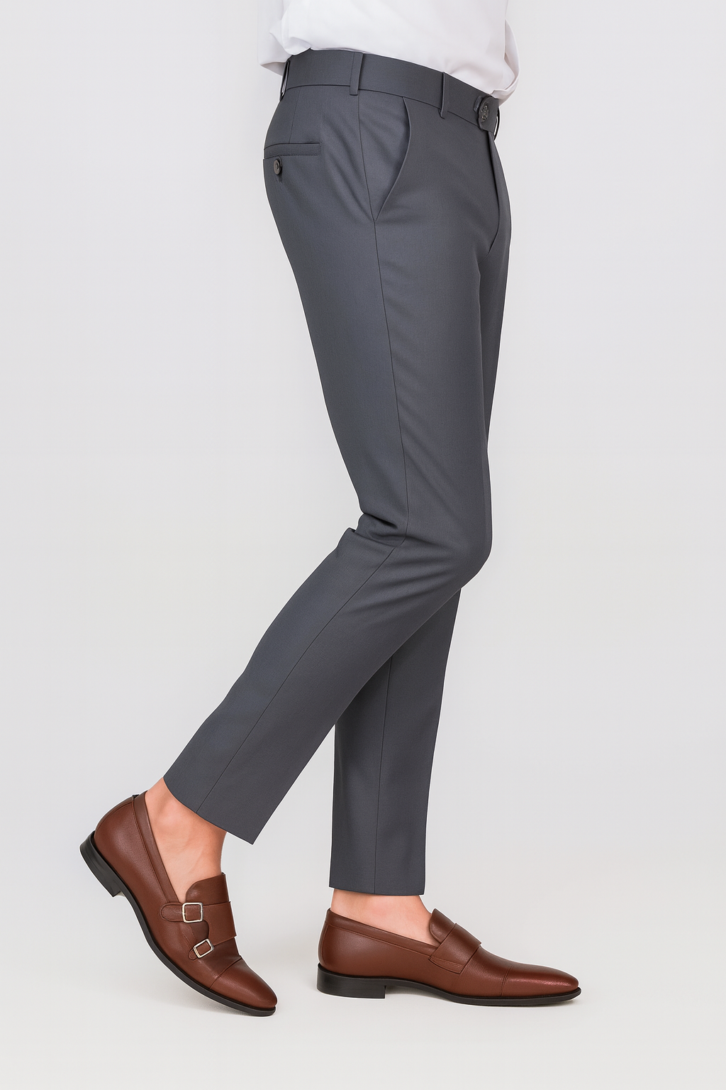 Light Grey Active Waist Pants