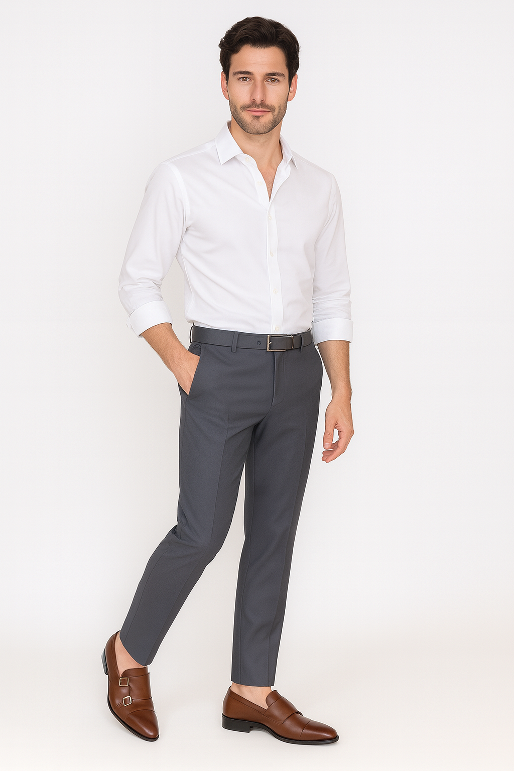Light Grey Active Waist Pants