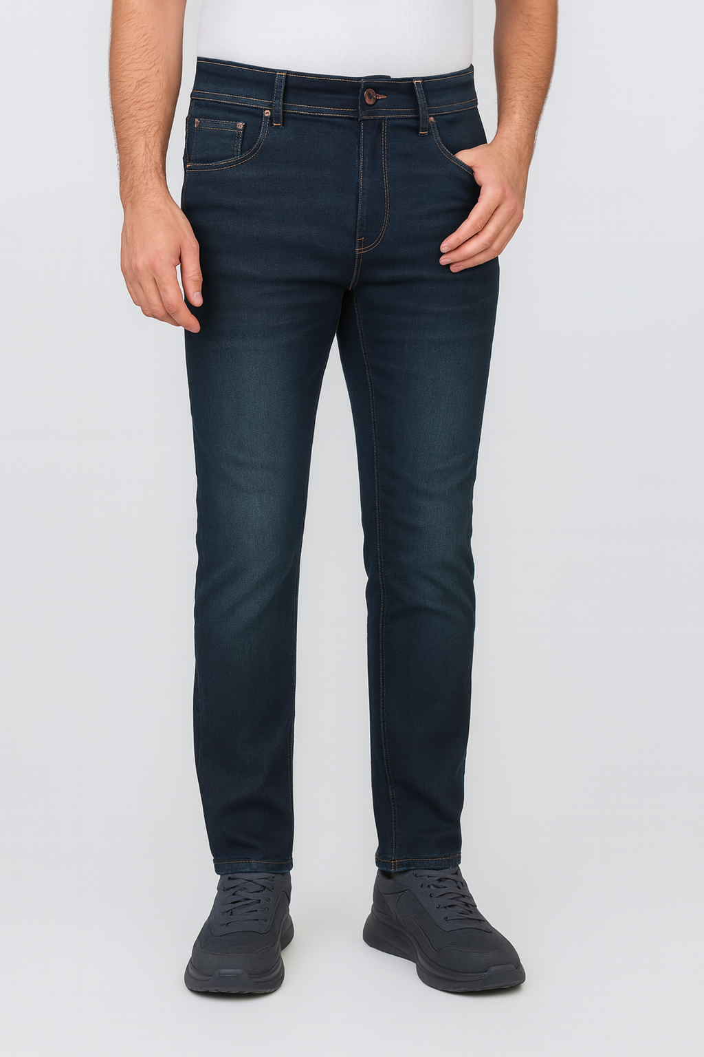 Deep Blue Denim Jeans