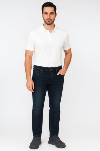 Deep Blue Denim Jeans