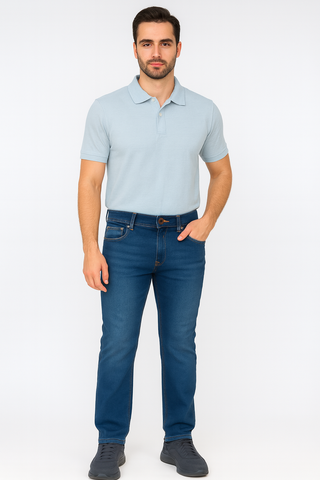 Slate Blue Denim Jeans