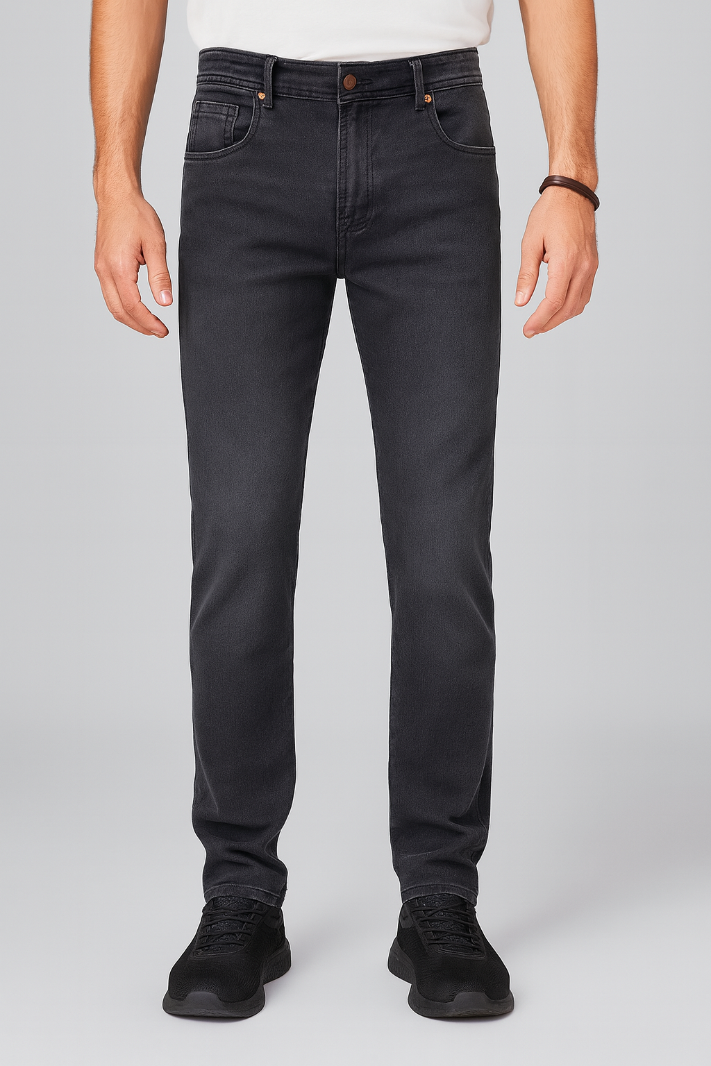 Classic Grey Denim Jeans