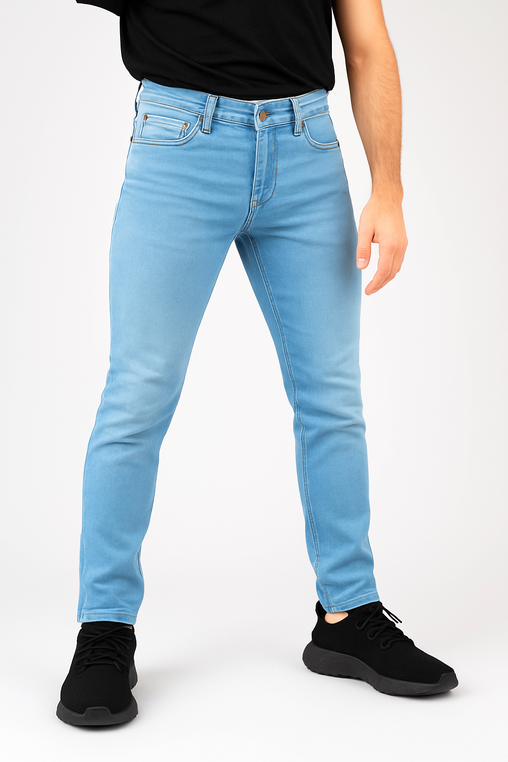 Ice Blue Stretch Jeans