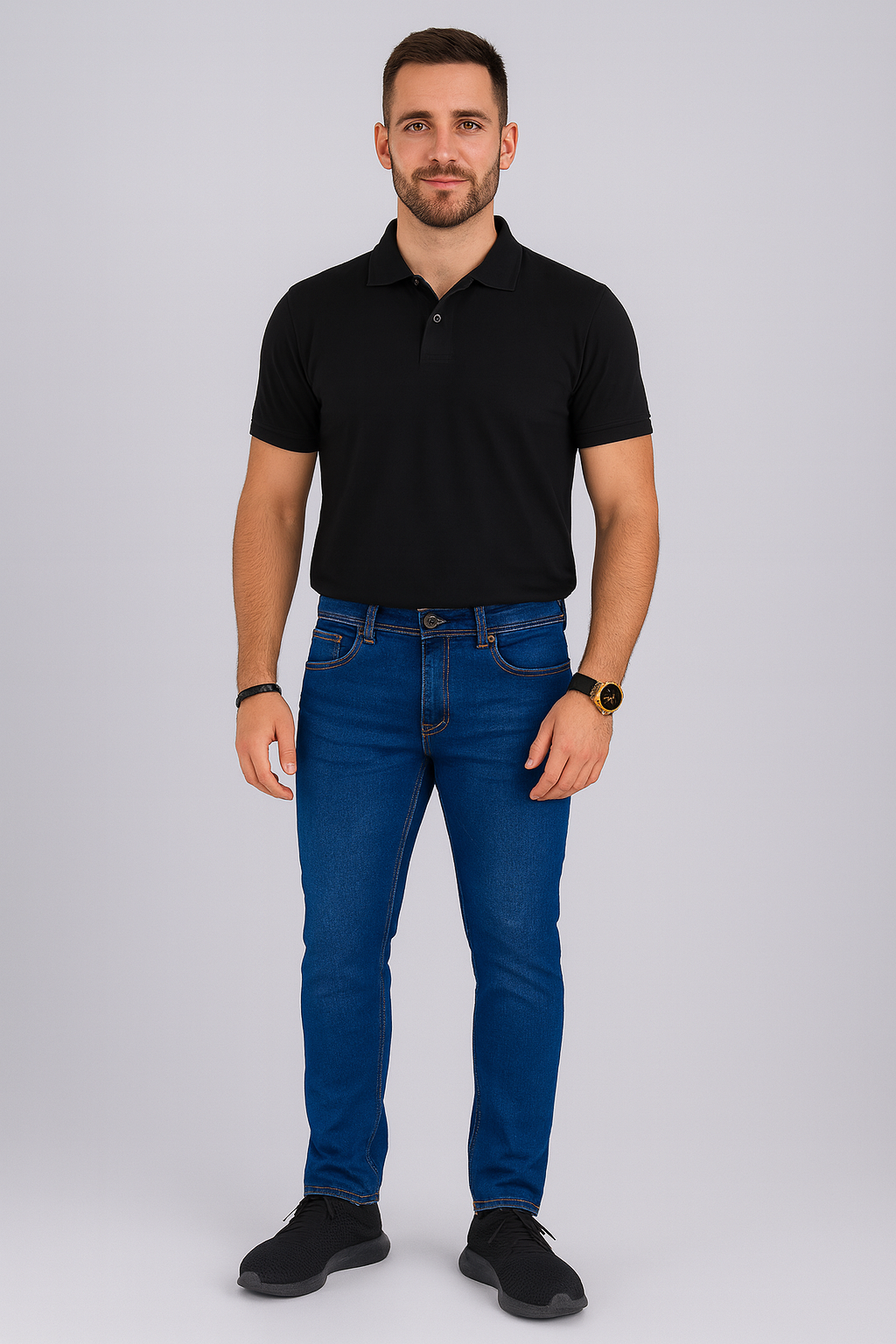 Mid Blue Jeans