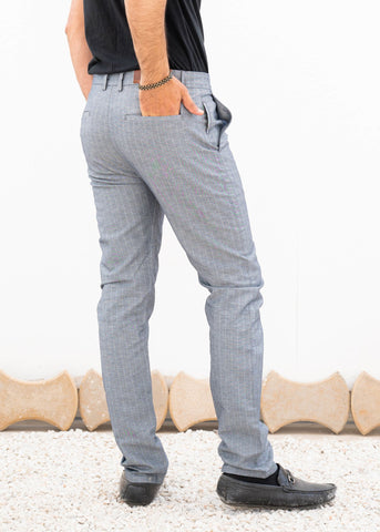Cotton Grey Lining Chino Pant - The Axis Clothing