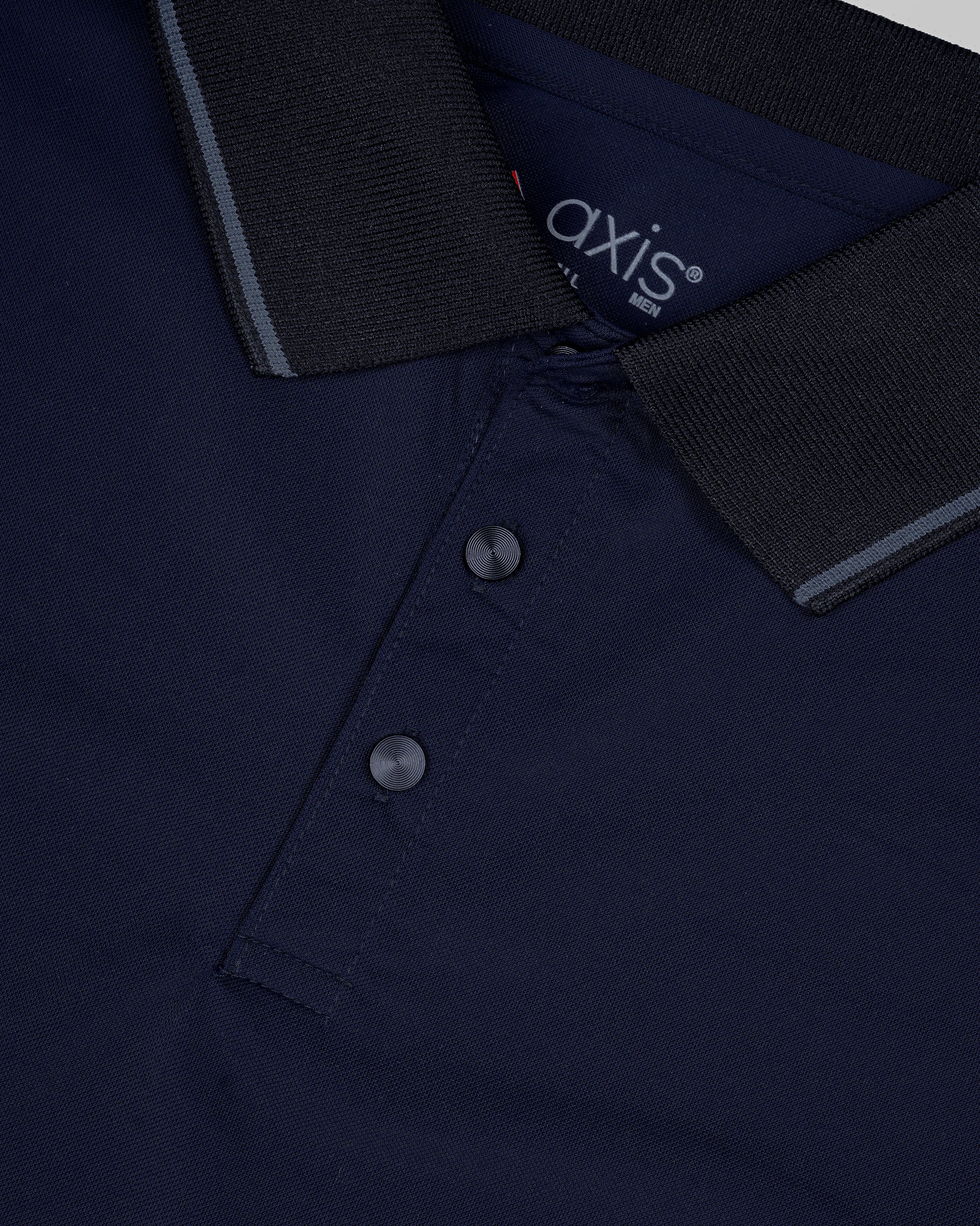 Navy Blue Cool Dry Fit Polo T-Shirt