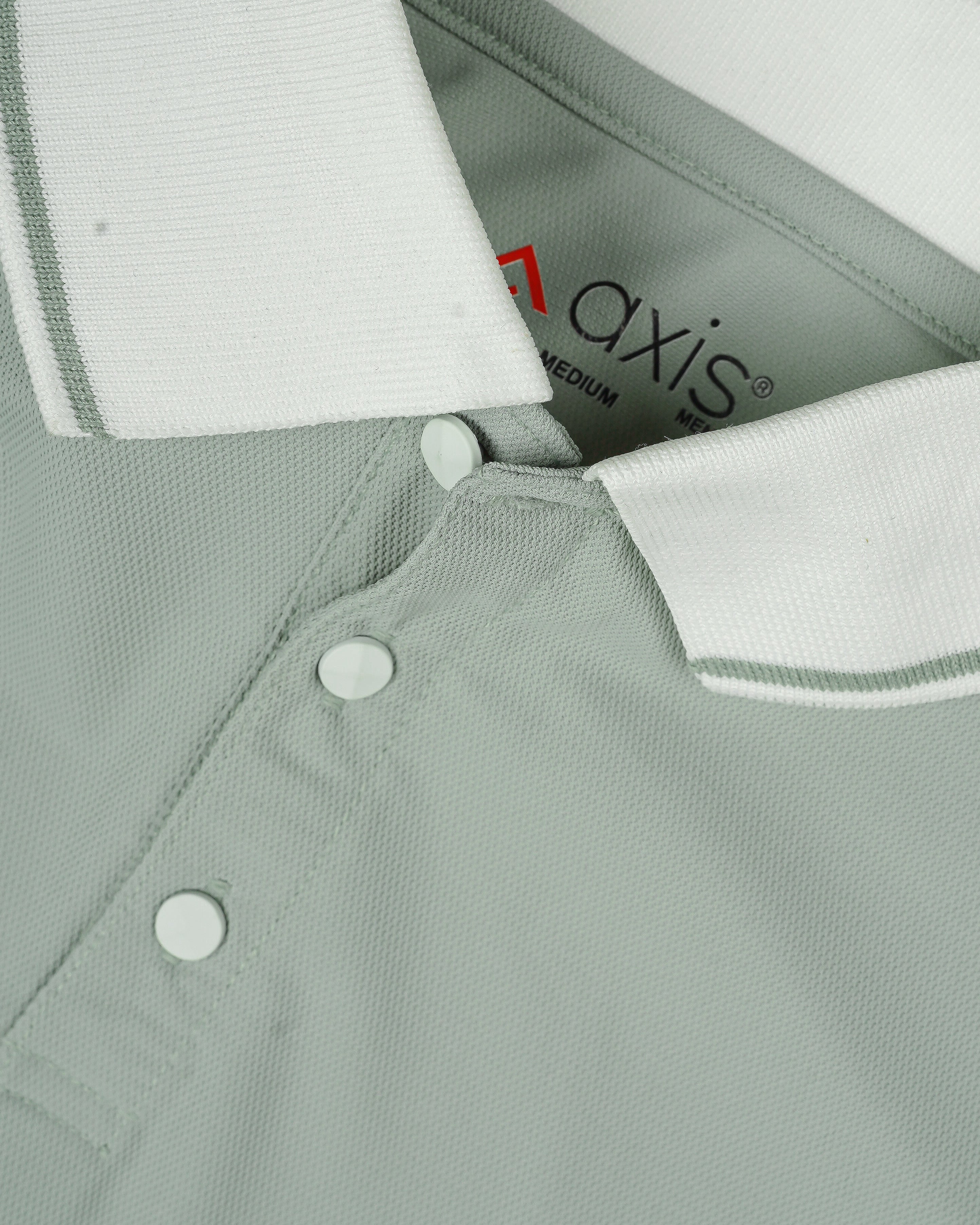 Mint Green Button Polo T-Shirt