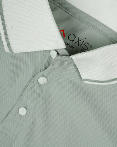Mint Green Button Polo T-Shirt